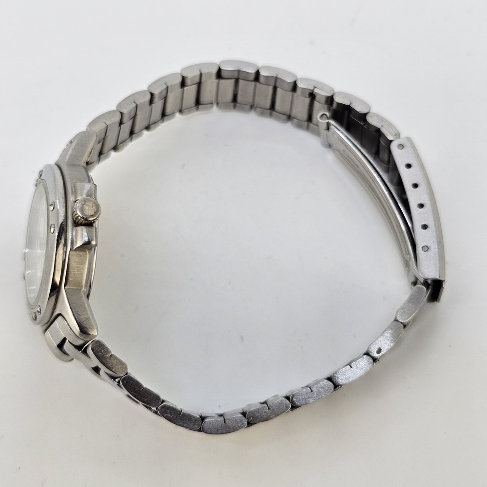 Armitron Women's Watch 26MM White Dial Date Gray Bracelet Band 7" New Battery - Picture 10 of 12